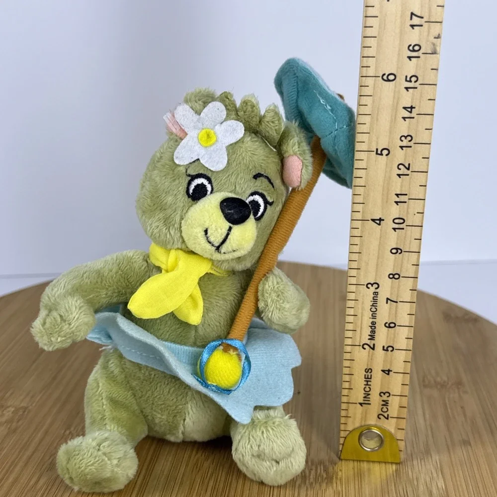 Yogi Cindy Bear Plush Green Hanna Barbera Girlfriend Umbrella Stuffed Animal Toy